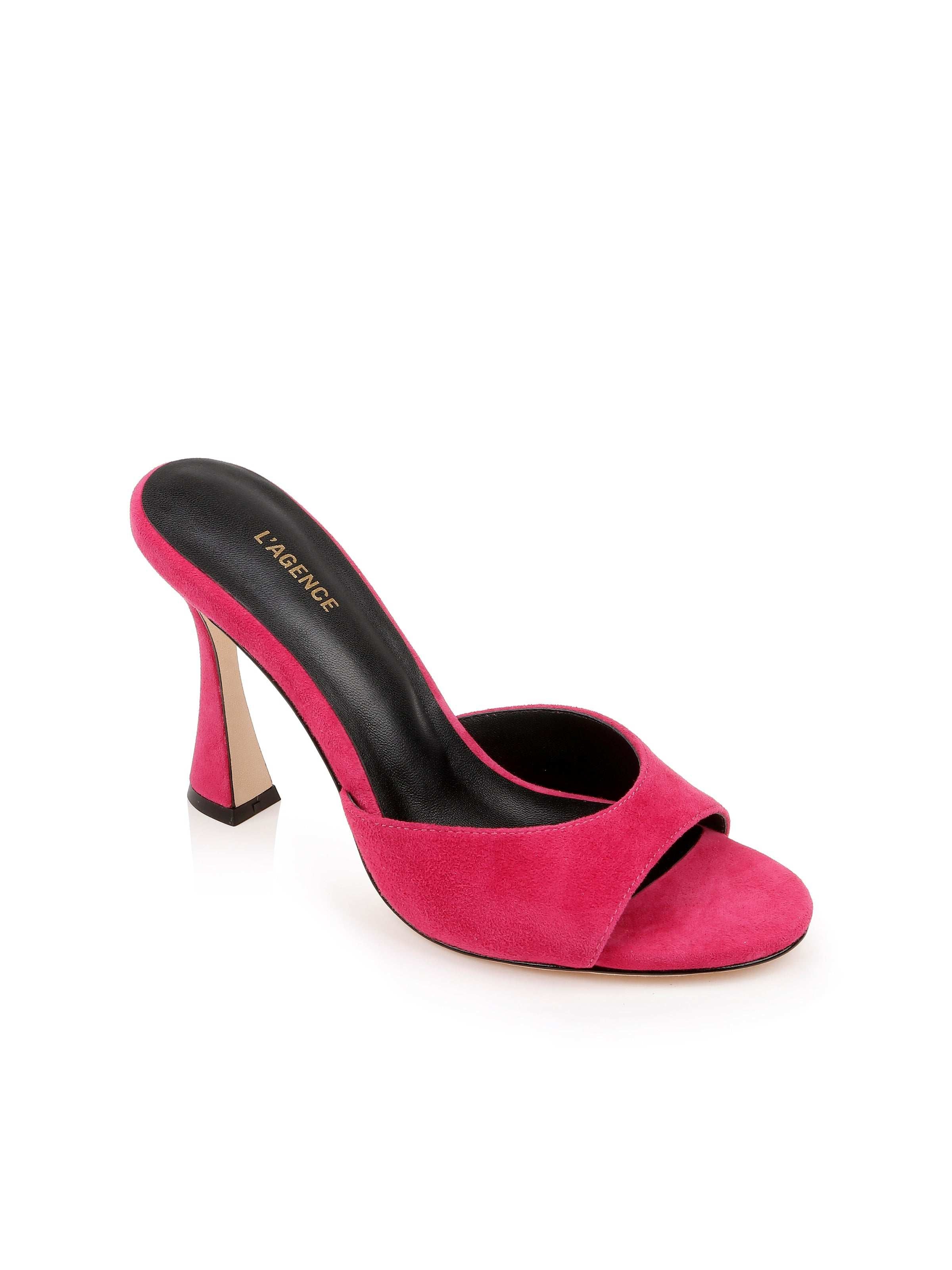 Avery Suede Open-Toe Mule