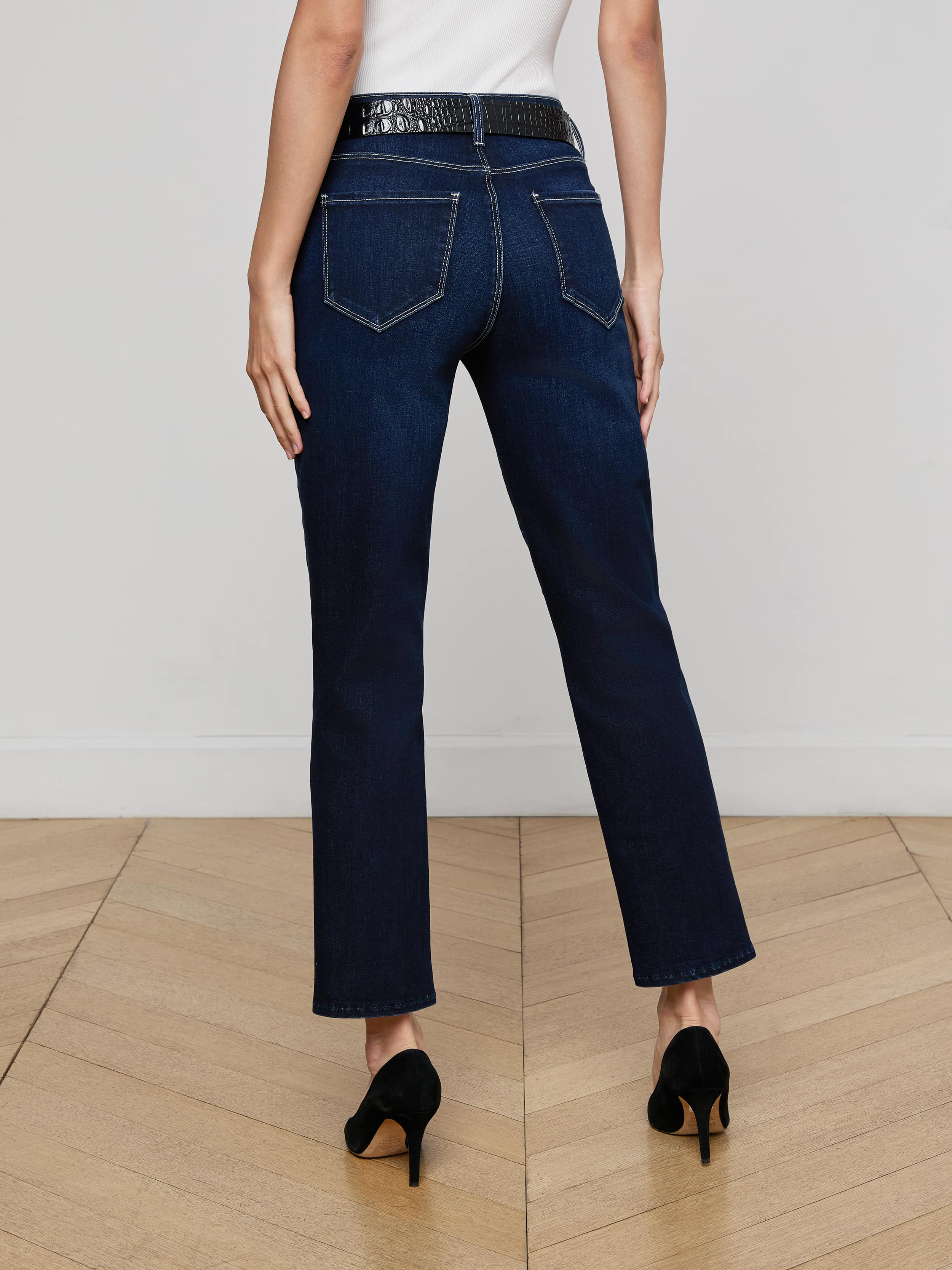 Aiden Low-Rise Slim-Leg Jean