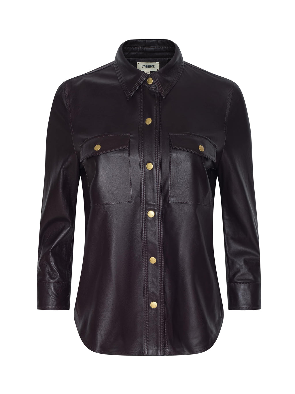 Avina Leather Shirt