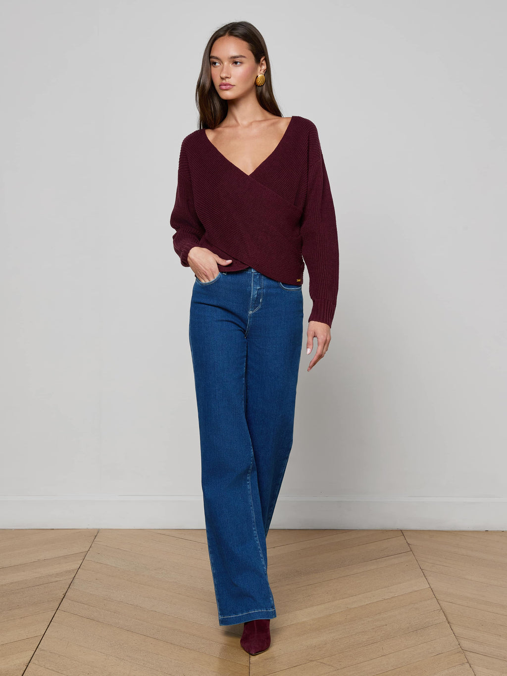 Antonella Crossover Sweater