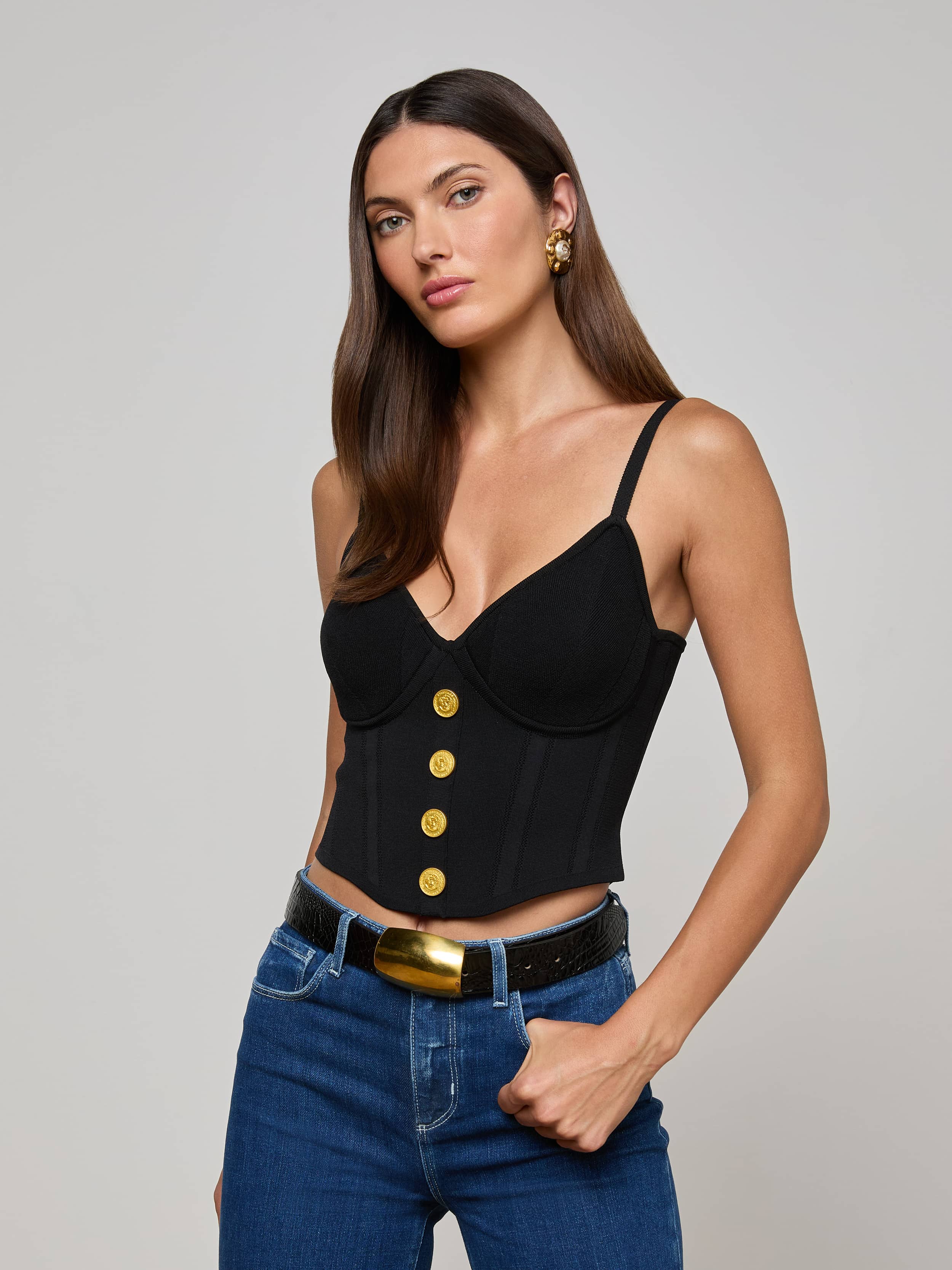 Artemis Knit Corset Top