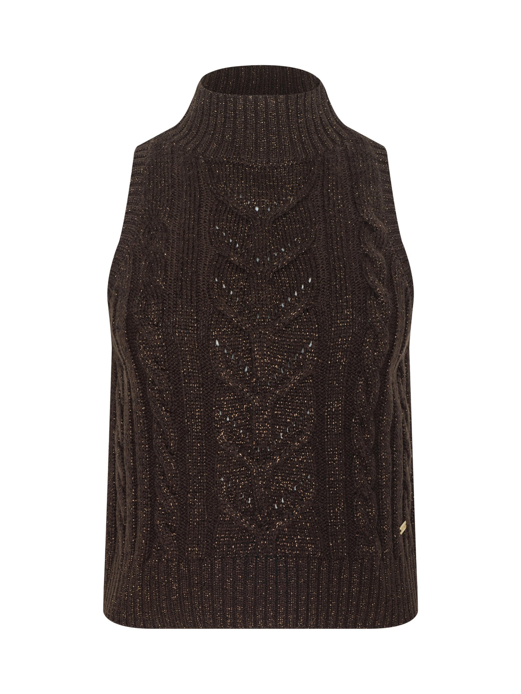 Bellini Cable-Knit Turtleneck