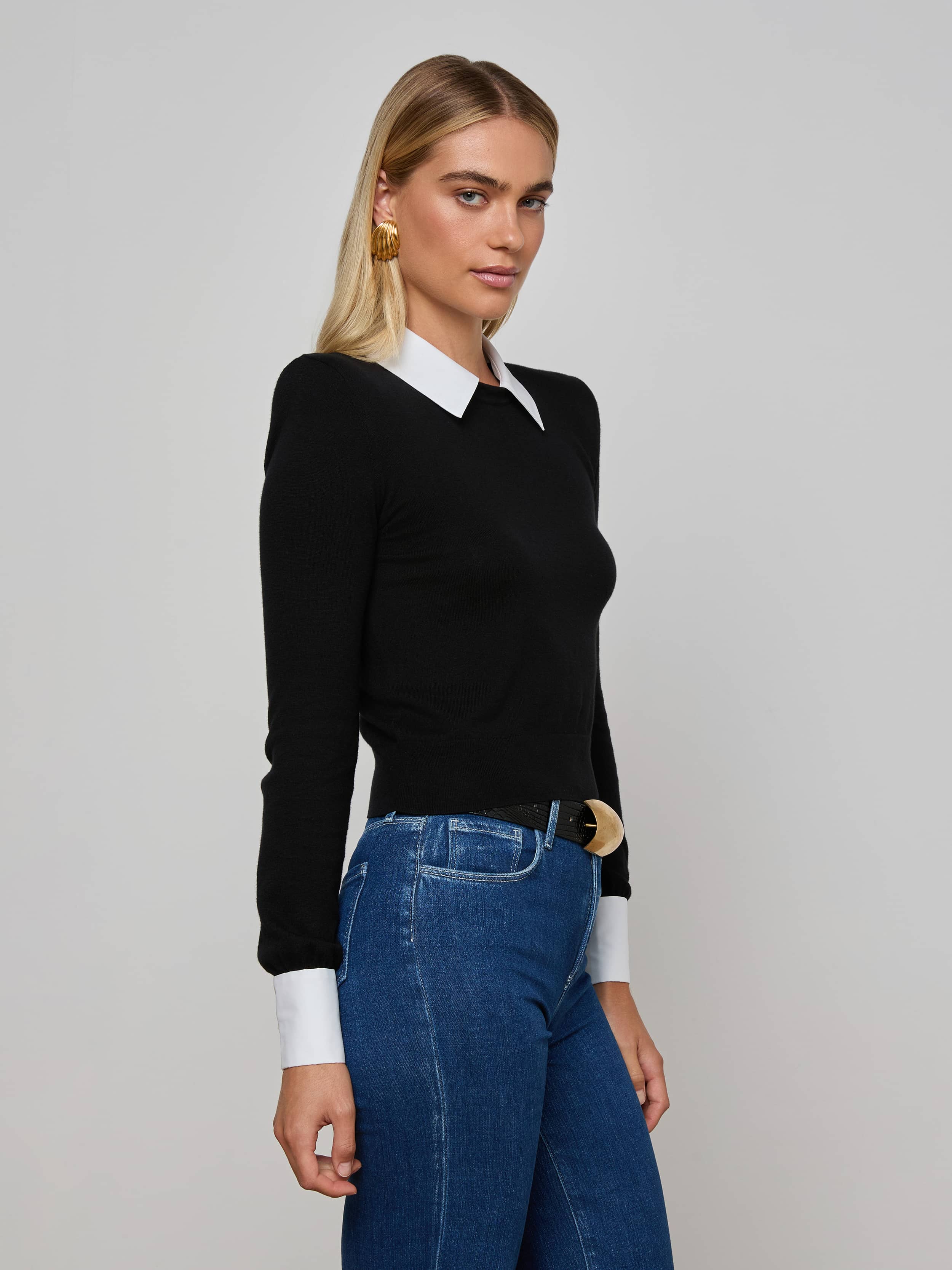 April Collared Pullover