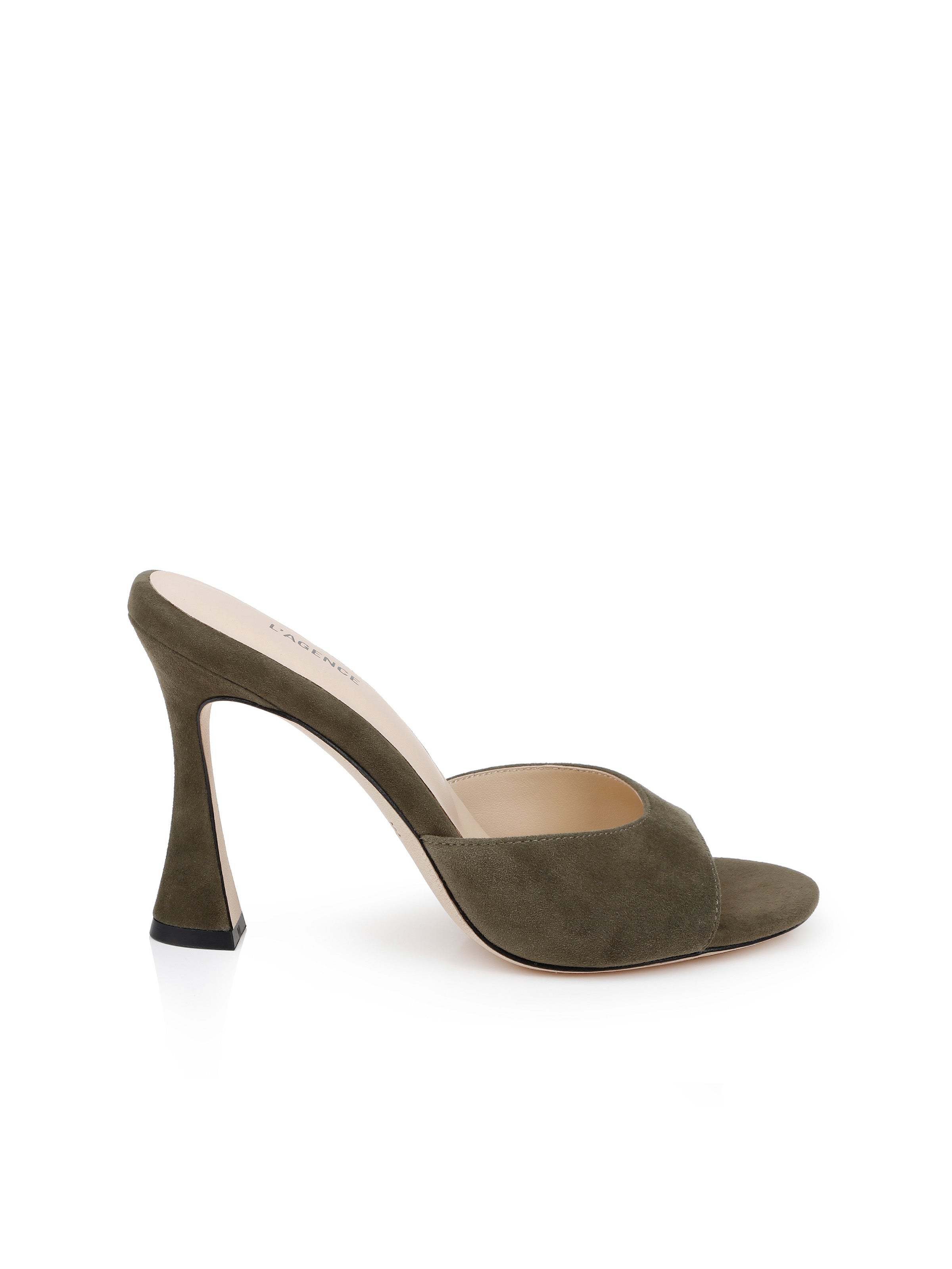 Avery Suede Open-Toe Mule