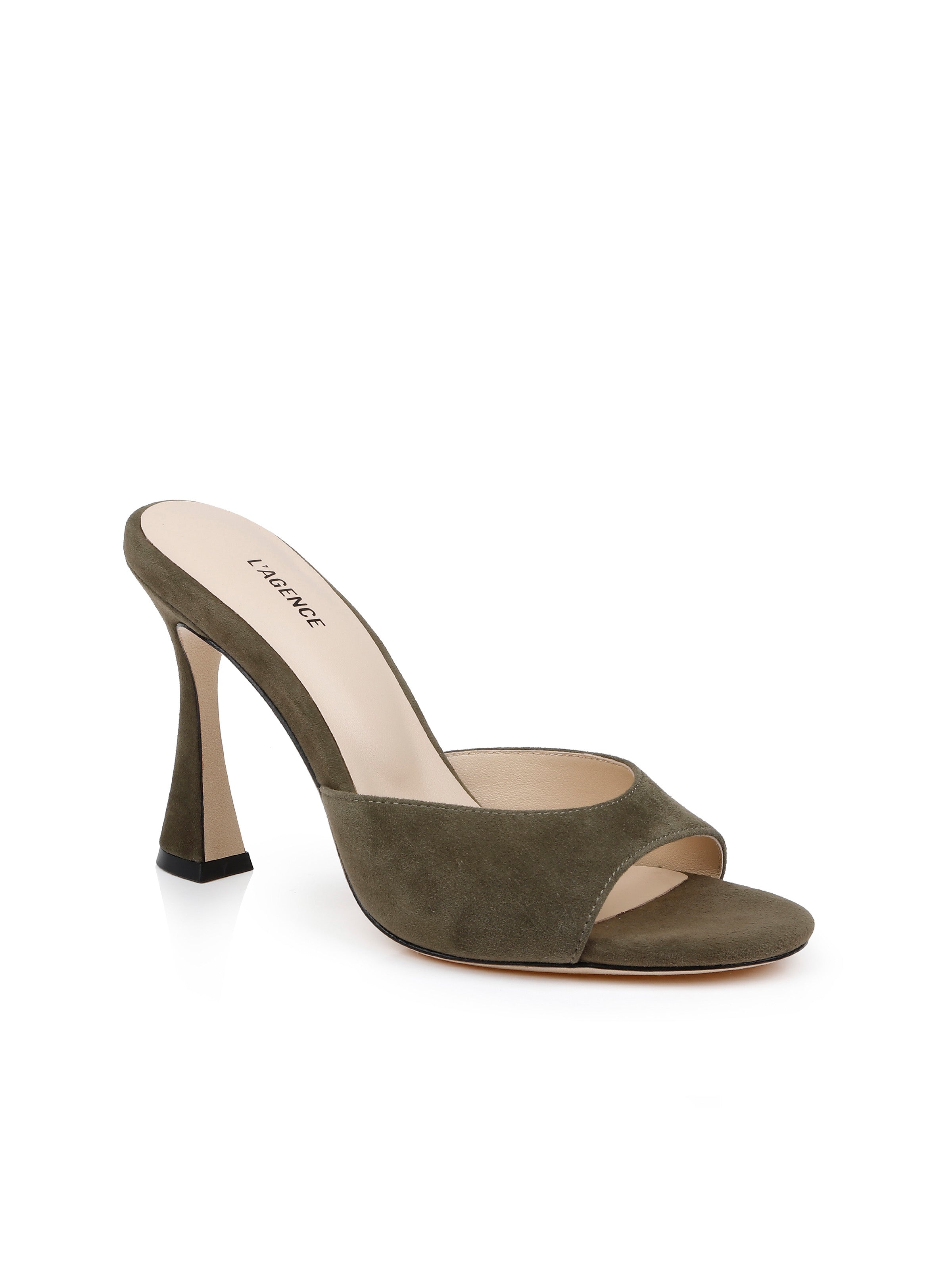 Avery Suede Open-Toe Mule