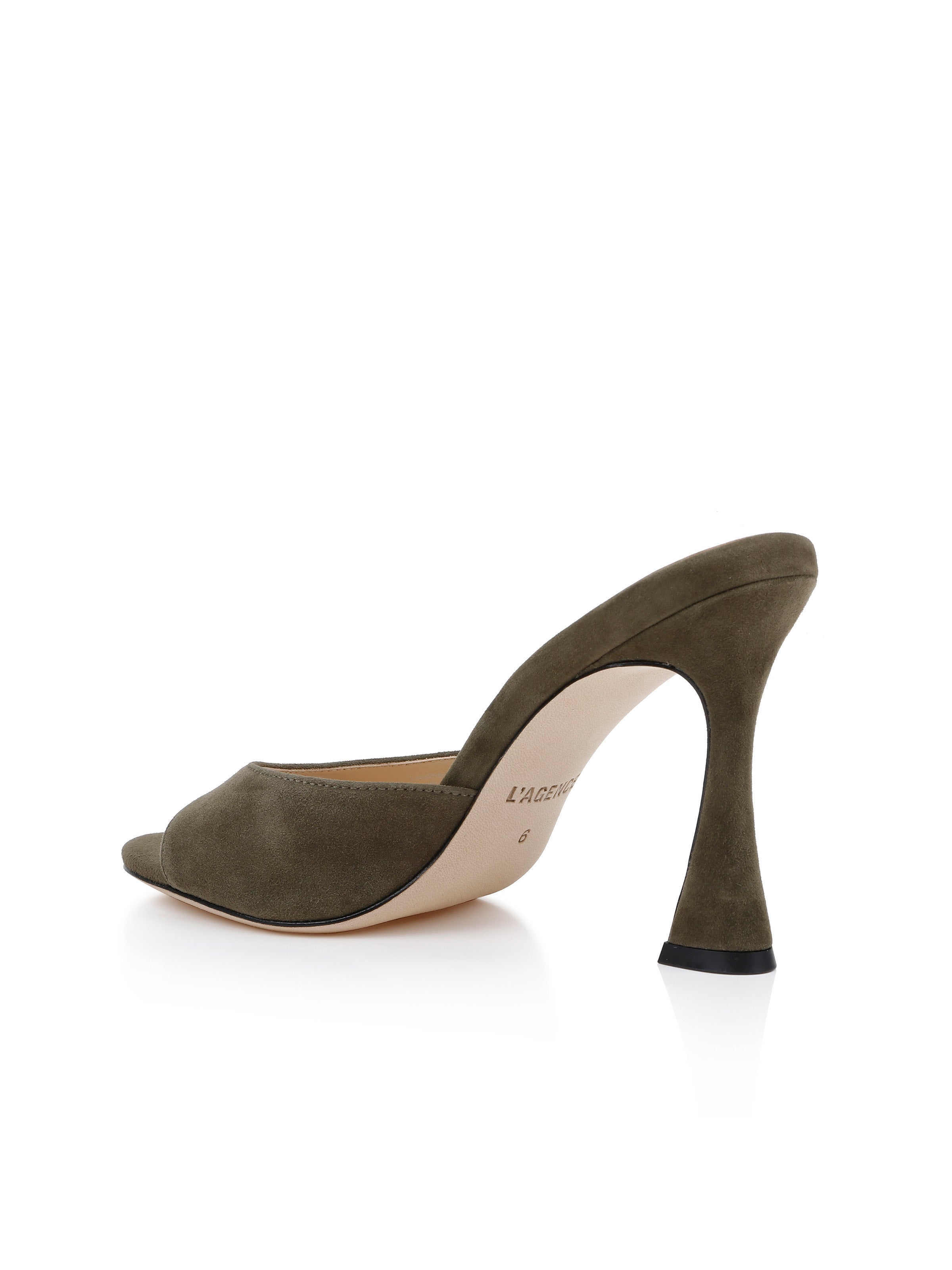 Avery Suede Open-Toe Mule