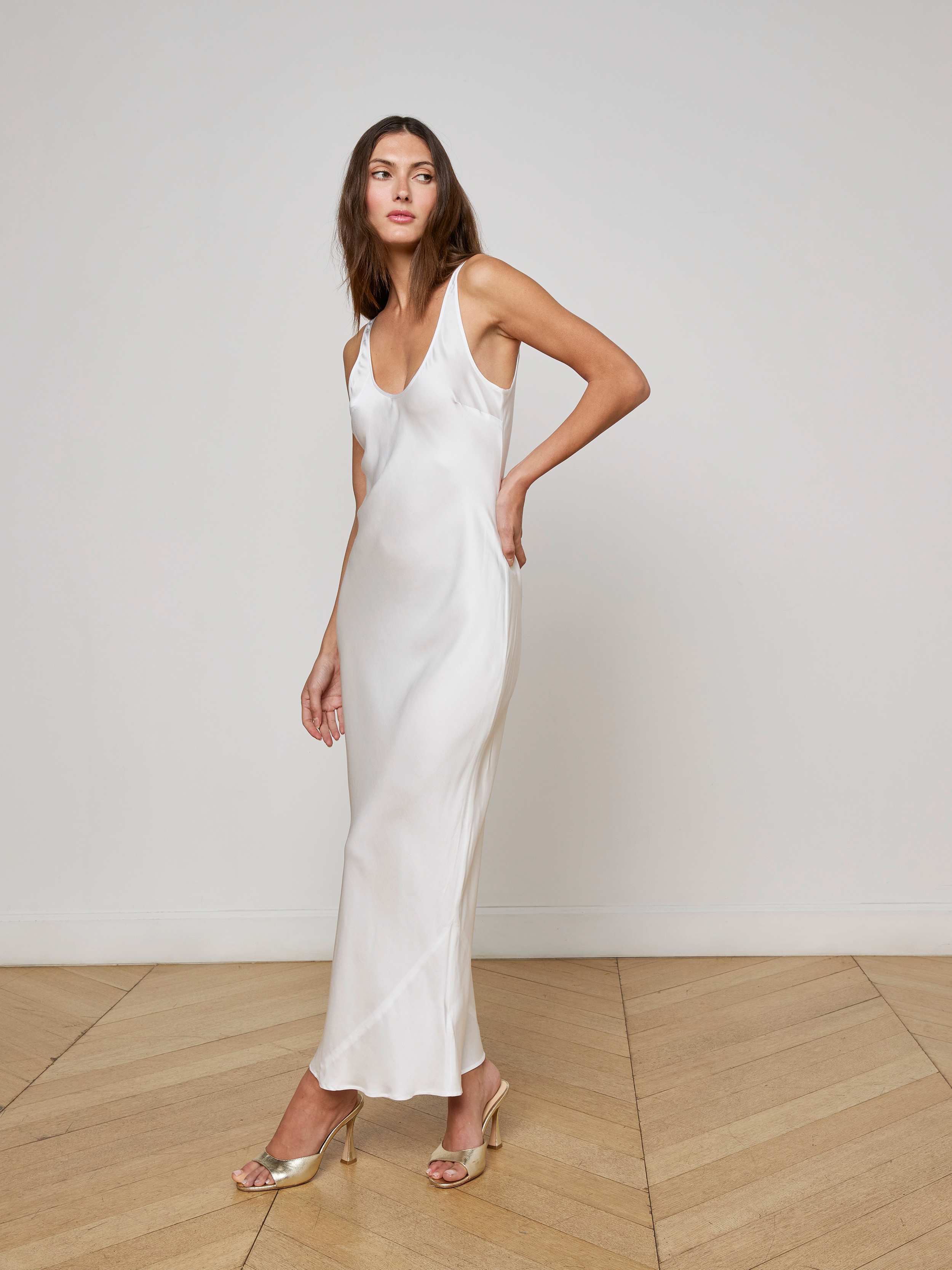 Akiya Satin Maxi Dress