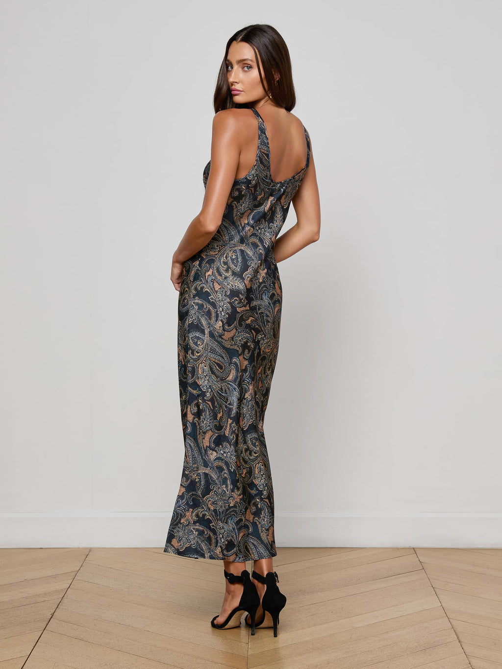 Akiya Satin Maxi Dress