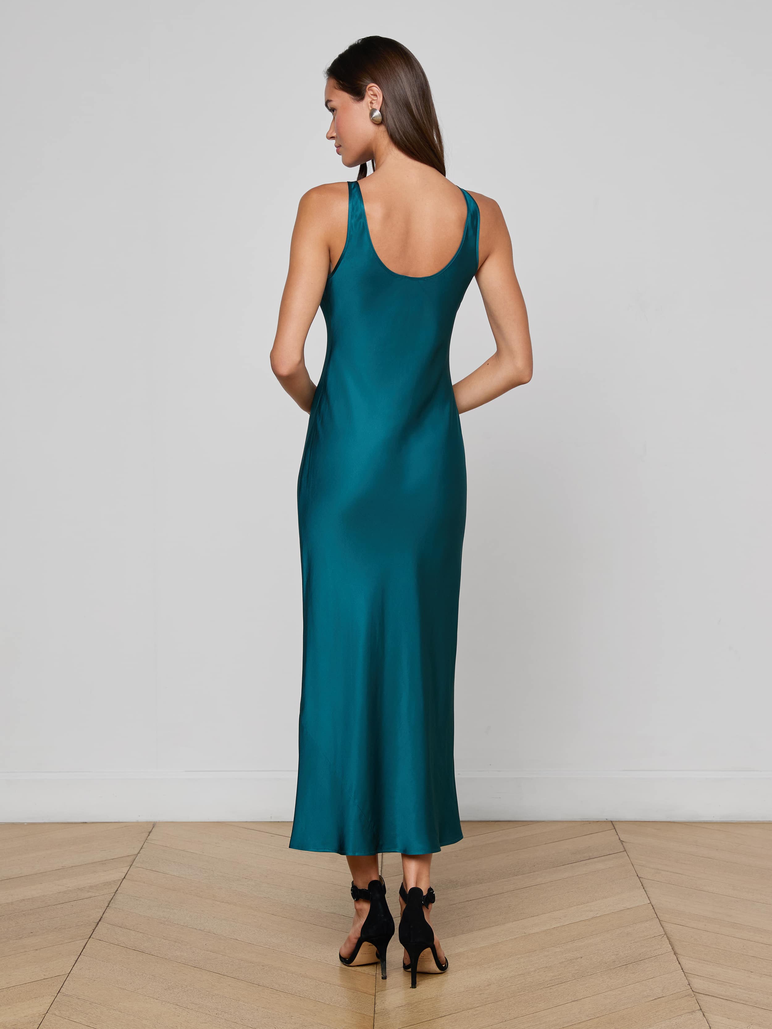Akiya Satin Maxi Dress